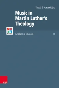 Music in Martin Luther's Theology_cover