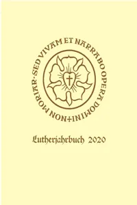 Lutherjahrbuch 87. Jahrgang 2020_cover