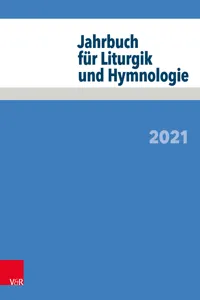 Jahrbuch für Liturgik und Hymnologie_cover