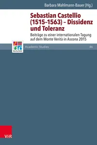 Sebastian Castellio – Dissidenz und Toleranz_cover