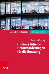 Humane Arbeit – Herausforderungen für die Beratung_cover