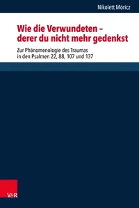 "Wie die Verwundeten ‒ derer du nicht mehr gedenkst"_cover