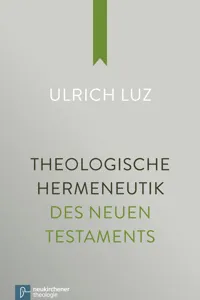 Theologische Hermeneutik des Neuen Testaments_cover