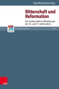 Ritterschaft und Reformation_cover