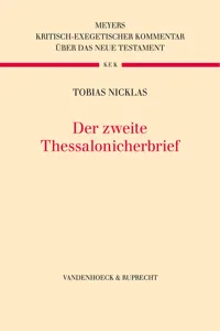 Der Zweite Thessalonicherbrief_cover