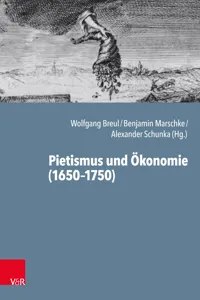 Pietismus und Ökonomie_cover