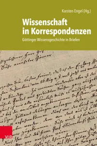 Wissenschaft in Korrespondenzen_cover