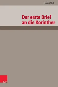 Der erste Brief an die Korinther_cover