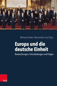 Europa und die deutsche Einheit_cover