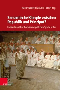 Semantische Kämpfe zwischen Republik und Prinzipat?_cover