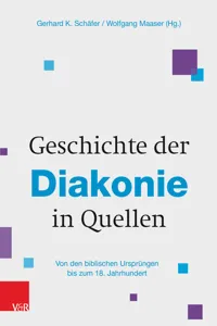 Geschichte der Diakonie in Quellen_cover