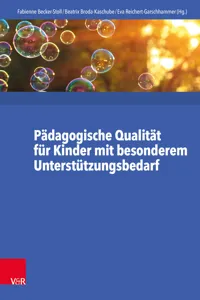 Pädagogische Qualität für Kinder mit besonderem Unterstützungsbedarf_cover