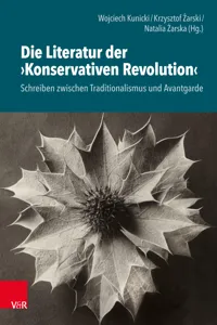 Die Literatur der »Konservativen Revolution«_cover