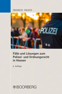 Fälle u. Lösungen zum Polizei- und Ordnungsrecht in Hessen_cover