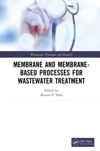 Membrane and Membrane-Based Processes for Wastewater Treatment_cover