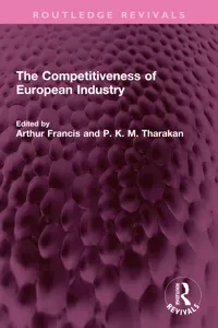 The Competitiveness of European Industry_cover