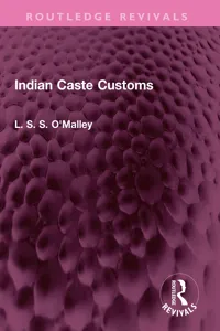 Indian Caste Customs_cover
