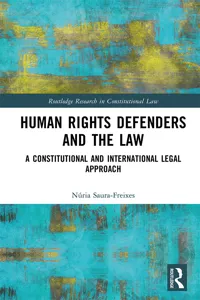 Human Rights Defenders and the Law_cover