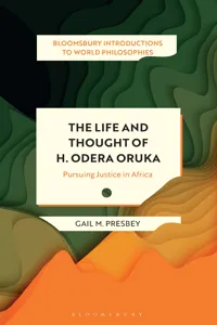 The Life and Thought of H. Odera Oruka_cover