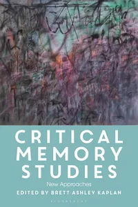 Critical Memory Studies_cover
