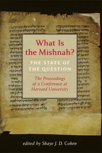 What Is the Mishnah?_cover