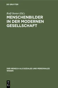 Menschenbilder in der modernen Gesellschaft_cover