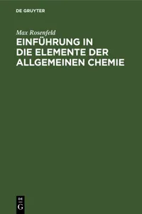 Einführung in die Elemente der allgemeinen Chemie_cover