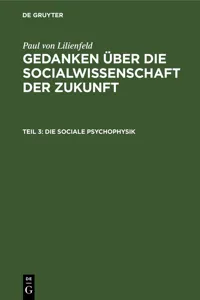 Die sociale Psychophysik_cover