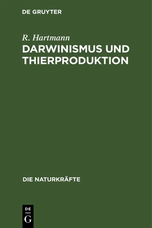 Darwinismus und Thierproduktion