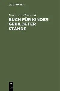 Buch für Kinder gebildeter Stände_cover