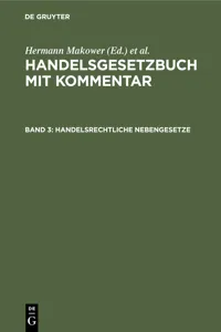 Handelsrechtliche Nebengesetze_cover