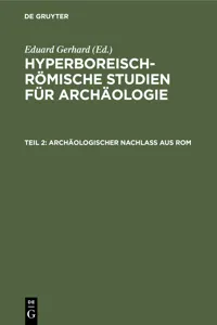 Archäologischer Nachlass aus Rom_cover