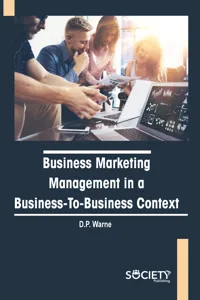 Business marketing management in a Business-to-Business context_cover