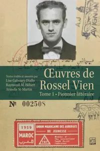 Œuvres de Rossel Vien. Tome I_cover