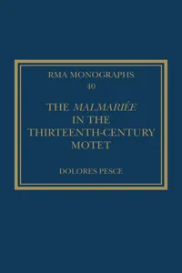The Malmariée in the Thirteenth-Century Motet_cover