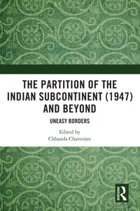 The Partition of the Indian Subcontinent and Beyond_cover