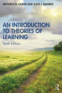 An Introduction to Theories of Learning_cover
