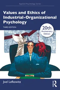 Values and Ethics of Industrial-Organizational Psychology_cover