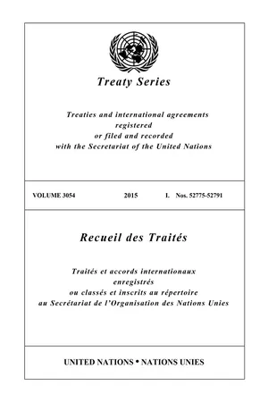 Treaty Series 3054/Recueil des Traités 3054