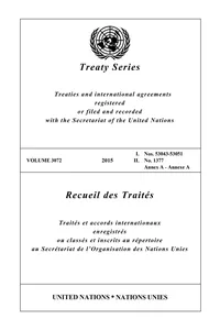 Treaty Series 3072/Recueil des Traités 3072_cover