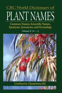 CRC World Dictionary of Plant Names_cover