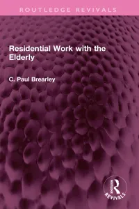 Residential Work with the Elderly_cover