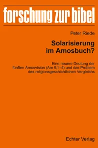 Solarisierung im Amosbuch?_cover