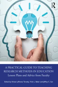 A Practical Guide to Teaching Research Methods in Education_cover