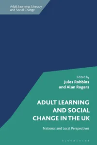 Adult Learning and Social Change in the UK_cover