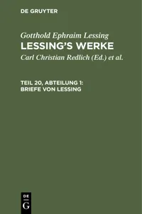 Briefe von Lessing_cover