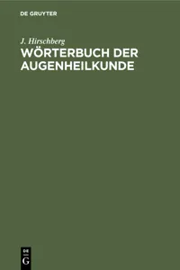 Wörterbuch der Augenheilkunde_cover