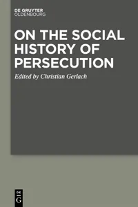 On the Social History of Persecution_cover