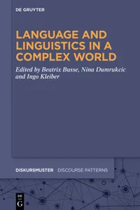 Language and Linguistics in a Complex World_cover