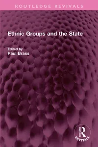 Ethnic Groups and the State_cover